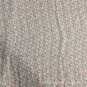 Polyester Yoyo Floral Print Fabric